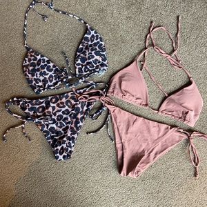 Two Shein bikinis